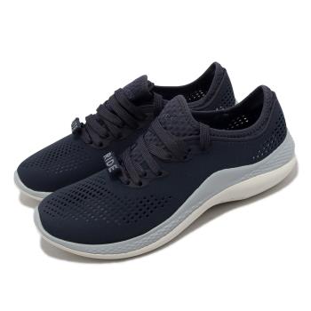 Crocs 休閒鞋 Literide 360 Pacer W 女鞋 深藍 鞋帶款 支撐 舒適 基本款  2067054TA