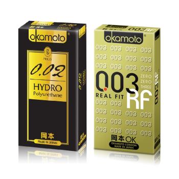 岡本okamoto 002 Hydro水感勁薄6片+ RF極薄貼身12入