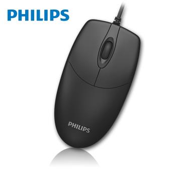 【PHILIPS 飛利浦】USB 有線滑鼠素面滑鼠 (SPK7234)