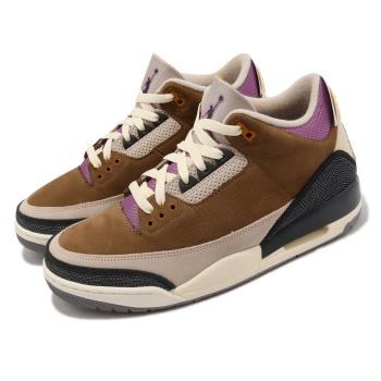 Nike Air Jordan 3 Retro SE 男鞋 咖啡 黑 紫 喬丹 Winterized 3代 DR8869-200