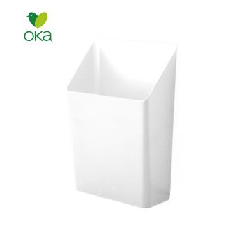 日本OKA PLYS base無痕貼壁掛式錫箔紙/保鮮膜收納架-2色可選