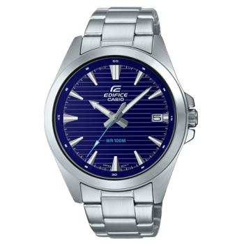 【CASIO 卡西歐】EDIFICE 指針 男錶 不鏽鋼錶帶 日期顯示 防水100米 EFV-140D (EFV-140D-2A)