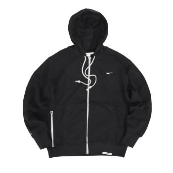 Nike 連帽外套 Standard Issue Jacket 男款 黑 長袖 上衣 抽繩 基本款 小勾 休閒 DQ5817-010