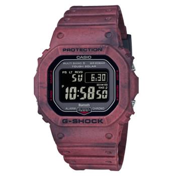 【CASIO 卡西歐】G-SHOCK 荒野沙漠 電子錶 樹脂錶帶 太陽能 藍牙 電波接收 防水200 GW-B5600SL(GW-B5600SL-4)