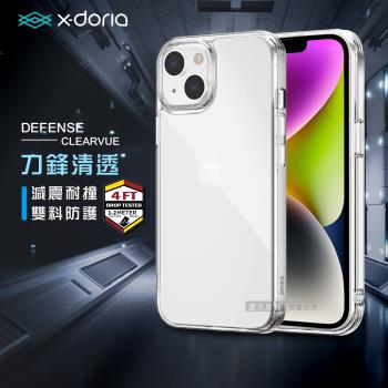 X-Doria 刀鋒清透 iPhone 14 Plus 6.7吋 雙料減震防摔殼(水晶透)
