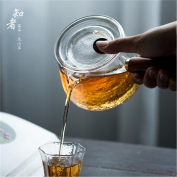 日式玻璃錘紋茶壺450ml