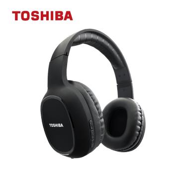 【TOSHIBA 東芝】頭戴式藍牙耳機 耳罩式耳機 (RZE-BT160H(K))