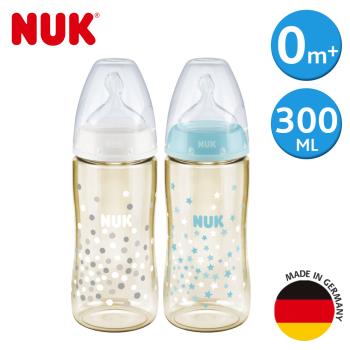 德國NUK-寬口徑PPSU奶瓶300ml-顏色隨機出貨