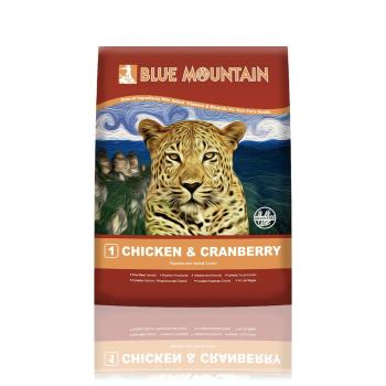 Blue Mountain荒野藍山-無穀貓糧-腸胃保健-雞肉+蔓越莓 全齡5.5lbs