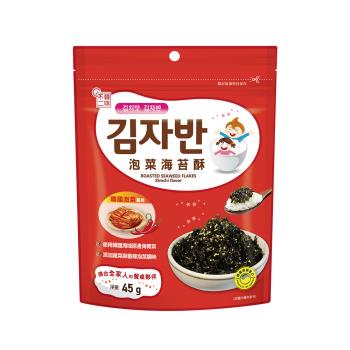 【韓味不二】-泡菜海苔酥/紅袋 45g*10包