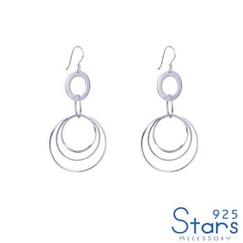 【925 STARS】純銀925經典復古大圈圈造型耳環 造型耳環 