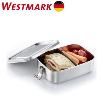 【德國WESTMARK】不鏽鋼美味密封餐盒附隔板大_可當保鮮盒使用
