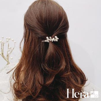 【Hera 赫拉】氣質滴膠珍珠一字夾 H111101801