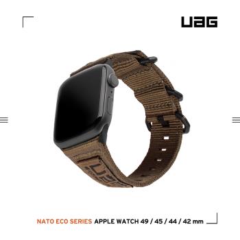 UAG Apple Watch 42/44/45/49mm Nato尼龍錶帶-沙
