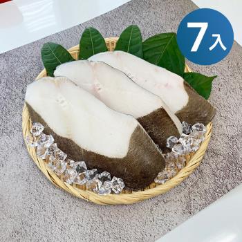 【海揚鮮物】嚴選格陵蘭大比目魚(扁鱈)厚切(370g/片)  7片超值組