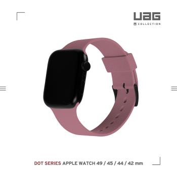 [U] Apple Watch 42/44/45/49mm 舒適矽膠錶帶V2-粉