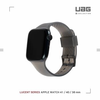 [U] Apple Watch 38/40/41mm 時尚亮透錶帶-透黑