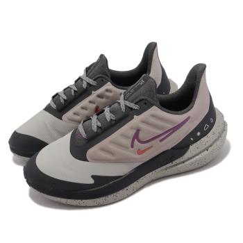 Nike 慢跑鞋 Wmns Air Winflo 9 Shield 女鞋 黑灰 紫 防潑水 路跑 緩震 運動鞋 DM1104-002