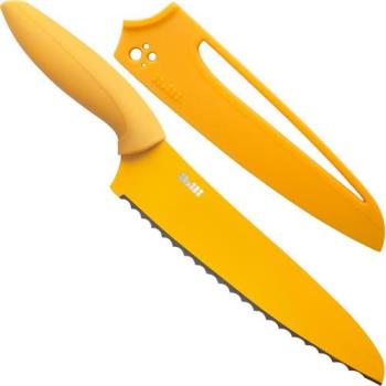 《IBILI》不沾鋸齒麵包刀(橘15cm)