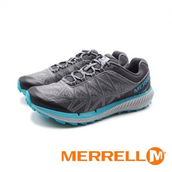 MERRELL(女)AGILITY SYNTHESIS戶外輕量型慢跑越野鞋 女鞋-水藍