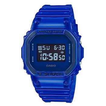 G-SHOCK 經典5600系列果凍感休閒電子錶-藍(DW-5600SB-2)/42.8mm