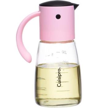《CUISIPRO》自動開闔油醋瓶(粉350ml)