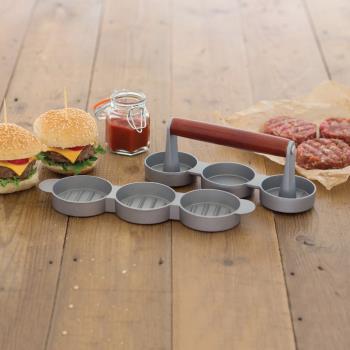 《HomeMade》三格迷你漢堡肉壓模