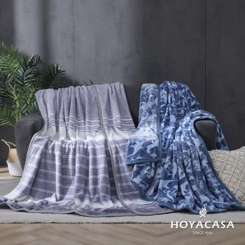 HOYACASA 冬日典藏法蘭絨親膚保暖毯(150×200cm)-多款任選
