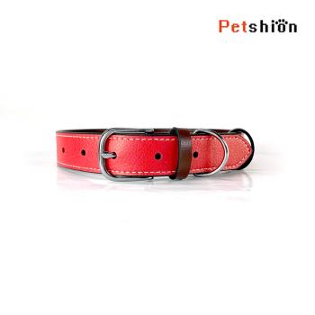 【Petshion】皮革寵物項圈 脖套 犬用頸圈(C5-L)