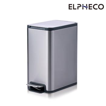 美國ELPHECO 不鏽鋼腳踏緩降靜音垃圾桶 ELPH7509