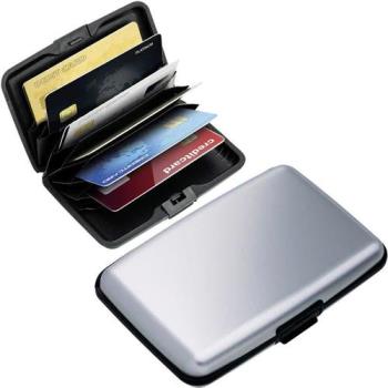 《REFLECTS》RFID硬殼防護證件卡片盒(霧銀)