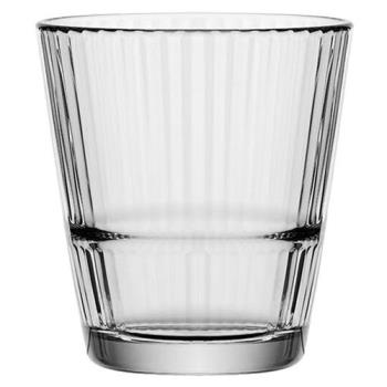 【Pasabahce】Grande寬口玻璃杯(豎紋280ml)