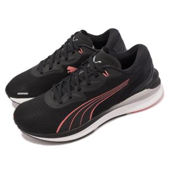 Puma 慢跑鞋 Electrify Nitro 2 女鞋 黑 紅 輕量 路跑 氮氣中底 基本款 運動鞋 37689807