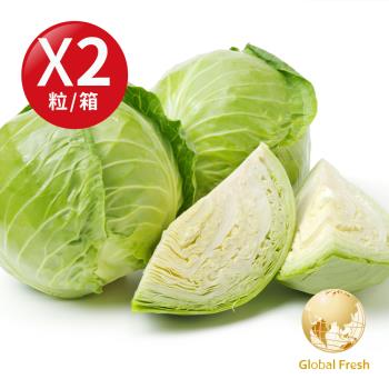 盛花園蔬果 台中梨山高麗菜1.2~1.5kg/粒(2粒/箱)