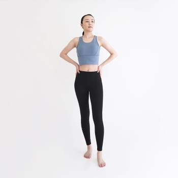 [Mukasa] DURABLE 提臀美形瑜珈褲 - 個性黑 - MUK-22931