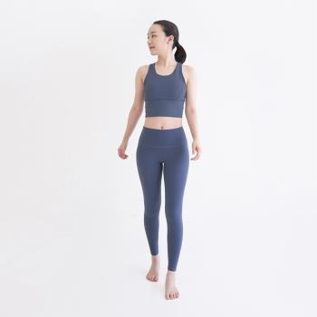 [Mukasa] DURABLE 提臀美形瑜珈褲 - 午夜藍 - MUK-22931