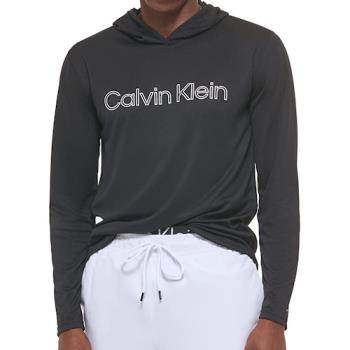 Calvin Klein 2022男時尚速乾色連帽外套衫