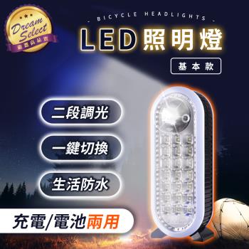 【DREAMSELECT】LED緊急照明燈 基礎款 LED露營燈 停電照明 夜燈 斷電自動照明 