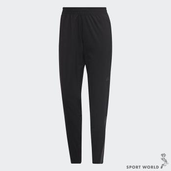 Adidas 女 長褲 慢跑 吸濕 排汗 防風 防水拉鍊口袋 反光 黑 HB6501