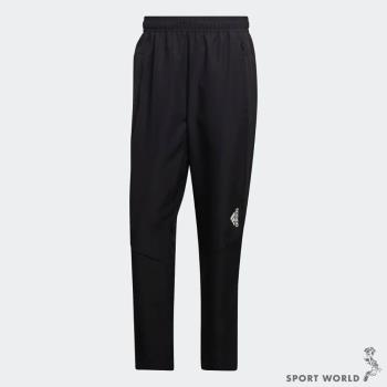 Adidas 男 長褲 運動 休閒 吸濕 拉鍊口袋 黑 HN8529