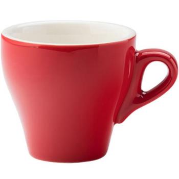【Utopia】瓷製濃縮咖啡杯(紅180ml)