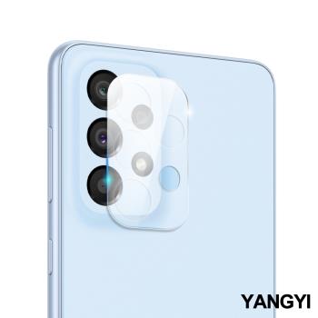 YANGYI揚邑-Samsung Galaxy A33 5G 防爆防刮弧邊3D一體包覆 9H鏡頭鋼化玻璃膜保護貼