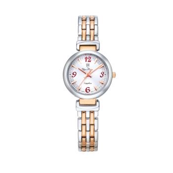 【Olym Pianus 奧柏】粉彩系列簡約流行腕錶 (5685LSR) 白/黑
