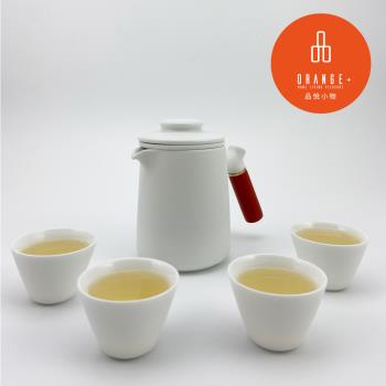 【悅康品家-品悅小物】享憩茶 旅行陶瓷茶具組(旅行茶具組 泡茶杯 茶具 陶瓷 泡茶杯 泡茶組 茶具組 旅行 攜帶 四杯 套裝 黑 白 綠)