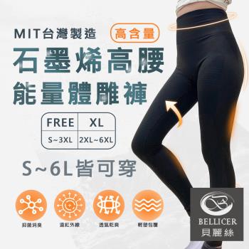【貝麗絲】台灣製石墨烯高腰能量體雕褲