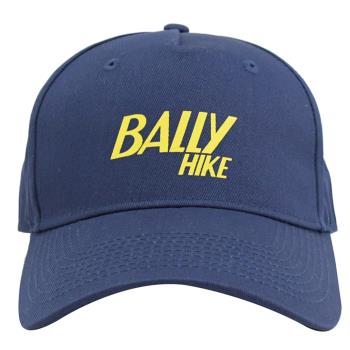 BALLY 6240635 撞色品牌LOGO棉質棒球帽/遮陽帽.藍