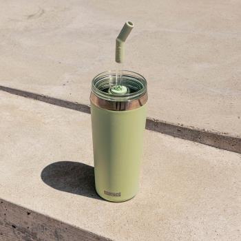 【瑞士百年SIGG】Helia保溫吸管杯 600ml - 薄荷綠 (含吸管+管刷)