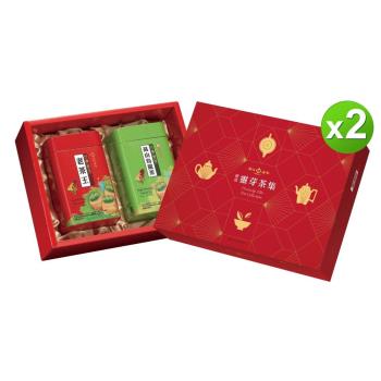 【天仁茗茶】天仁嚴選靈芽茶集茶葉禮盒600g(附提袋)x2盒