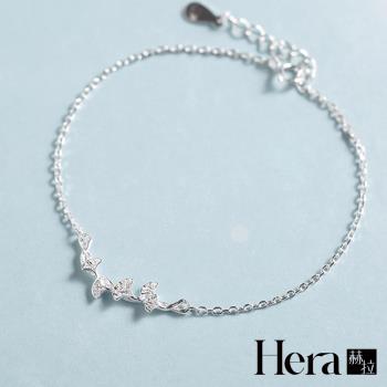 【Hera 赫拉】小清新銀杏葉精鍍銀手鍊 H111120702
