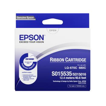 EPSON S015535【10支組合價】 原廠色帶 適用LQ-670/670C/680/680C